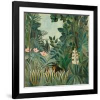 The Equatorial Jungle, 1909-Henri Rousseau-Framed Giclee Print