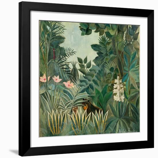 The Equatorial Jungle, 1909-Henri Rousseau-Framed Giclee Print