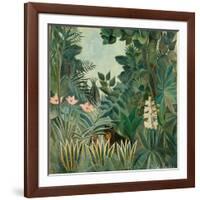 The Equatorial Jungle, 1909-Henri Rousseau-Framed Giclee Print