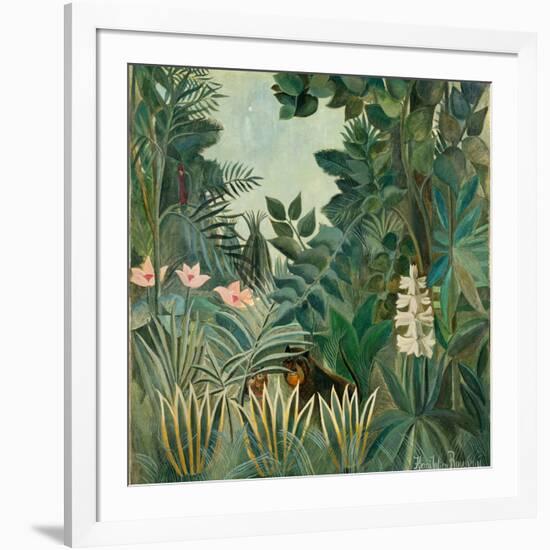 The Equatorial Jungle, 1909-Henri Rousseau-Framed Giclee Print