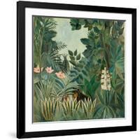 The Equatorial Jungle, 1909-Henri Rousseau-Framed Giclee Print