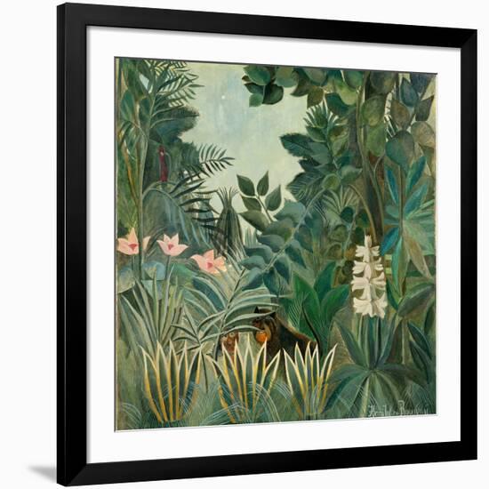 The Equatorial Jungle, 1909-Henri Rousseau-Framed Giclee Print