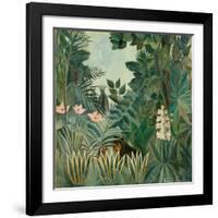 The Equatorial Jungle, 1909-Henri Rousseau-Framed Giclee Print