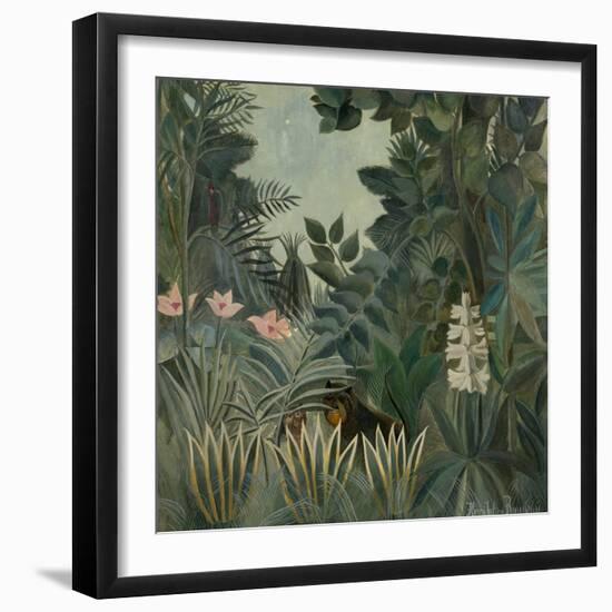 The Equatorial Jungle, 1909-Henri Rousseau-Framed Art Print