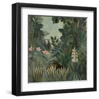 The Equatorial Jungle, 1909-Henri Rousseau-Framed Art Print