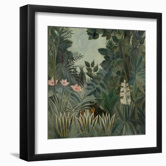 The Equatorial Jungle, 1909-Henri Rousseau-Framed Art Print