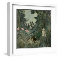 The Equatorial Jungle, 1909-Henri Rousseau-Framed Art Print