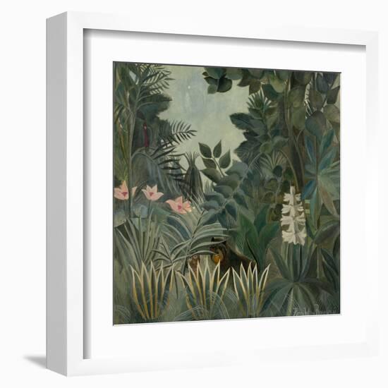 The Equatorial Jungle, 1909-Henri Rousseau-Framed Art Print