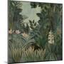 The Equatorial Jungle, 1909-Henri Rousseau-Mounted Art Print