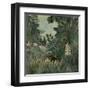 The Equatorial Jungle, by Henri Rousseau, 1909, French painting,-Henri Rousseau-Framed Art Print