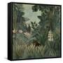 The Equatorial Jungle, by Henri Rousseau, 1909, French painting,-Henri Rousseau-Framed Stretched Canvas