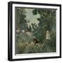 The Equatorial Jungle, by Henri Rousseau, 1909, French painting,-Henri Rousseau-Framed Art Print