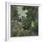 The Equatorial Jungle, by Henri Rousseau, 1909, French painting,-Henri Rousseau-Framed Art Print