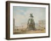 The Equestrian Monument of Nicholas I of Russia on St Isaac's Square in Saint Petersburg-Iosif Iosifovich Charlemagne-Framed Giclee Print