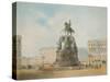 The Equestrian Monument of Nicholas I of Russia on St Isaac's Square in Saint Petersburg-Iosif Iosifovich Charlemagne-Stretched Canvas