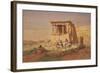 The Erechtheion, the Porch of the Caryatids, 1877-Carl Friedrich Heinrich Werner-Framed Giclee Print