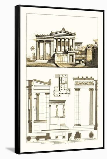 The Erechtheum at Athens-J. Buhlmann-Framed Stretched Canvas