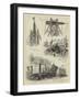 The Erection of Cleopatra's Needle on the Thames Embankment-null-Framed Giclee Print