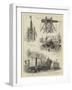 The Erection of Cleopatra's Needle on the Thames Embankment-null-Framed Giclee Print