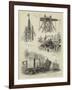 The Erection of Cleopatra's Needle on the Thames Embankment-null-Framed Giclee Print