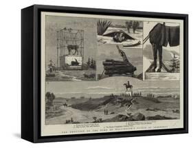 The Erection of the Duke of Wellington's Statue at Aldershot-null-Framed Stretched Canvas