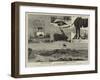 The Erection of the Duke of Wellington's Statue at Aldershot-null-Framed Giclee Print