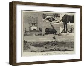 The Erection of the Duke of Wellington's Statue at Aldershot-null-Framed Giclee Print