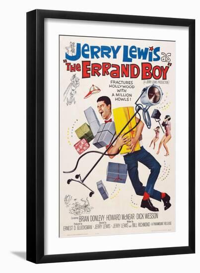 The Errand Boy, Jerry Lewis, 1961-null-Framed Art Print