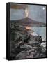 The Eruption of Etna, Sicily, 1892-Henri Meyer-Framed Stretched Canvas