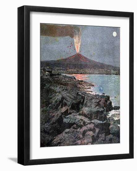 The Eruption of Etna, Sicily, 1892-Henri Meyer-Framed Giclee Print