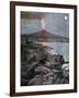 The Eruption of Etna, Sicily, 1892-Henri Meyer-Framed Giclee Print