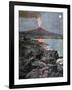 The Eruption of Etna, Sicily, 1892-Henri Meyer-Framed Giclee Print