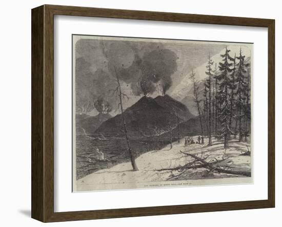 The Eruption of Mount Etna-null-Framed Giclee Print
