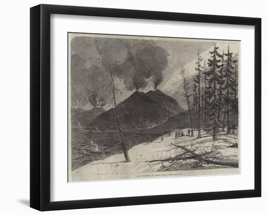 The Eruption of Mount Etna-null-Framed Giclee Print