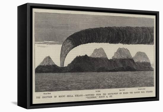 The Eruption of Mount Hecla-null-Framed Stretched Canvas