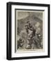 The Eruption of Mount Vesuvius, Climbing the Mountain-Edward John Gregory-Framed Giclee Print