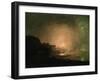The Eruption of Mount Vesuvius-Joseph Wright of Derby-Framed Giclee Print