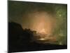 The Eruption of Mount Vesuvius-Joseph Wright of Derby-Mounted Giclee Print