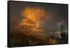 The Eruption of Mt. Vesuvius, 1777-Pierre Jacques Volaire-Framed Stretched Canvas