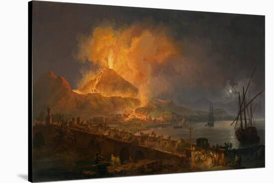 The Eruption of Mt. Vesuvius, 1777-Pierre Jacques Volaire-Stretched Canvas