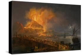 The Eruption of Mt. Vesuvius, 1777-Pierre Jacques Volaire-Stretched Canvas