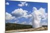 The Eruption of Old Faithful Geyser in Yellowstone National Park on a Late Summer Day-Clint Losee-Mounted Photographic Print