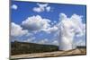 The Eruption of Old Faithful Geyser in Yellowstone National Park on a Late Summer Day-Clint Losee-Mounted Photographic Print