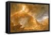 The Eruption of Vesuvius, 1768-Francesco Fidanza-Framed Stretched Canvas