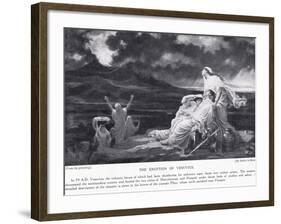 The Eruption of Vesuvius 79 AD-Louis Hector Leroux-Framed Giclee Print