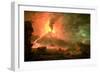 The Eruption of Vesuvius-Abraham Pether-Framed Giclee Print