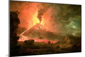The Eruption of Vesuvius-Abraham Pether-Mounted Giclee Print