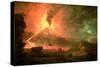 The Eruption of Vesuvius-Abraham Pether-Stretched Canvas