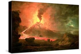 The Eruption of Vesuvius-Abraham Pether-Stretched Canvas