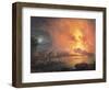 The Eruption of Vesuvius-Jean Baptiste Genillion-Framed Premium Giclee Print